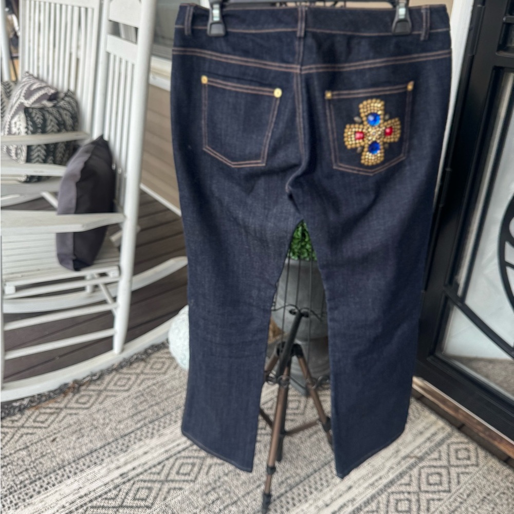 ST JOHN JEAN MARIE DENIM JEANS SIZE 4